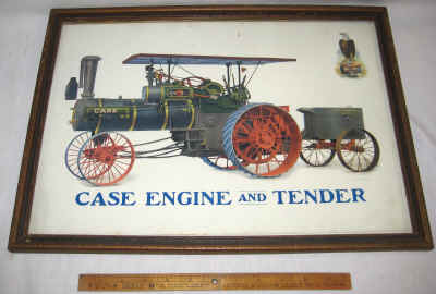 Case Eagle Steam Engine tractor Sign John Deere Toy Model L 930 Cast Iron J.I 